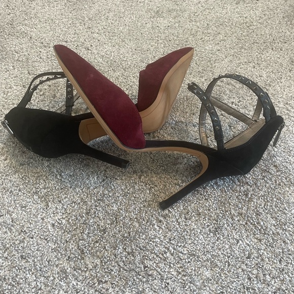 Sam Edelman Two Tone Studded High Heels - Picture 5 of 5